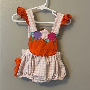 Pumpkin Baby Romper